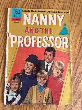 Vintage 1970 Dell Nanny and the Professor Comic Book